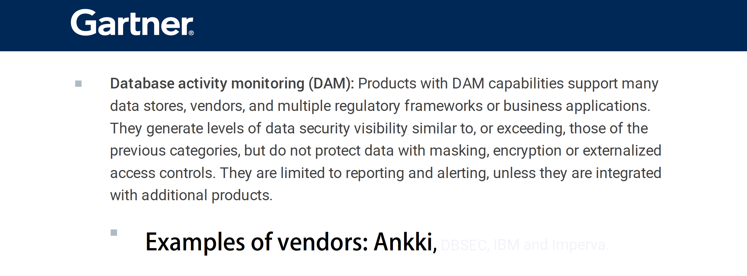 金年会jinnian数据安全综合治理平台 DSP 进入 Gartner Innovation Insight for Data Security Platforms 报告